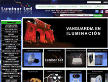 Tablet Screenshot of luminorled.com